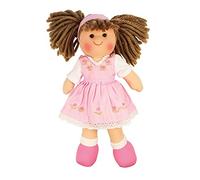 Bigjigs Toys Rose Doll, Small Soft & Cuddly Ragdoll
