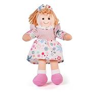 Bigjigs Toys, Shannon Doll (25cm), Toddler Toys, Bigjigs Doll, Rag Doll, Soft Toys, Dolls, Toys For 1 Year Old Girls, Baby Dolls, Plush Toy, Baby Girl Gifts