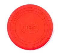 Bigjigs Toys Frisbee Flying Disc (Cherry Red) - Silicone Frisbee For Kids, Quality Flying Saucers, Beach Toys & Garden Toys, Toddler