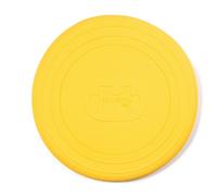 Bigjigs Toys Frisbee Flying Disc (Honey Yellow) - Silicone Frisbee For Kids, Quality Flying Saucers, Beach Toys & Garden Toys, Holiday Toys For Toddlers