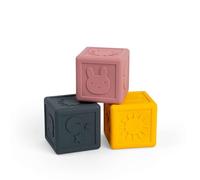Bigjigs Toys Silicone Sensory Cubes, Multi