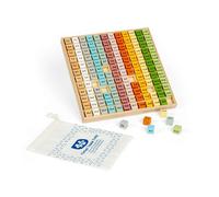 Bigjigs Toys Simply Scandi Times Table Tray - 1-12 Bigjigs Toys Multicolor