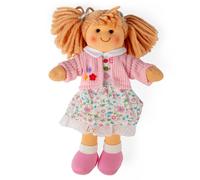 Bigjigs Toys Small Ragdolls 28cm Tall, Ideal First Doll for Babies & Toddlers