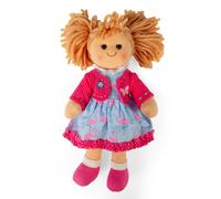 Bigjigs Toys Small Ragdolls 28cm Tall, Ideal First Doll for Babies & Toddlers