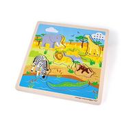 Bigjigs Toys, Safari Sound Puzzle, Wooden Toys, Sensory Toys, Wooden Sound Puzzle, Toddler Puzzles, Jigsaw Puzzles, Wooden Puzzles, Wooden Toys For 3 Year Olds