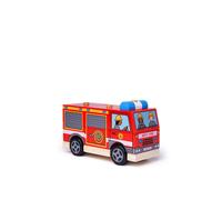 Bigjigs Toys Stacking Fire Engine Toy in Red Bigjigs Toys Red