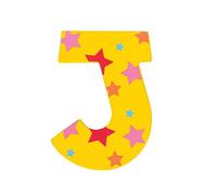 Bigjigs Toys Star Letter J (Yellow)