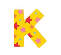 Bigjigs Toys Star Letter K (Yellow)
