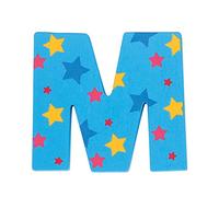 Bigjigs Toys Star Letter M (Blue)