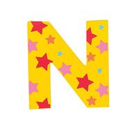 Bigjigs Toys Star Letter N (Yellow)
