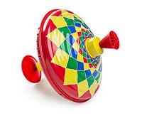 Bigjigs Toys Tin Spinning Top, Kids Toys, Spinning Toys, Spinning Toys For Austism, Musical Toys, Spinners For Kids, Toys For 3 Year Olds, Cause And Effect Toys