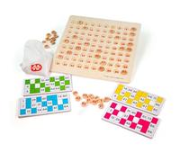 Bigjigs Toys Traditional Bingo Game, Wooden Bingo Set for Kids & Children | Maths Educational Toy, Classic Wooden Board Game, Fun Family Learning Activity for Girls & Boys