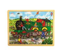 Bigjigs Toys Tray Puzzle Train Bigjigs Toys Multicolor
