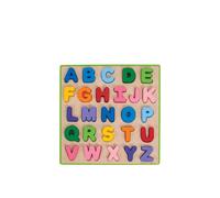 Bigjigs Toys Wooden ABC Puzzle Bigjigs Toys Multicolor