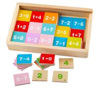 Bigjigs Toys Wooden Add & Subtract Box Math Educational Sums Learn School