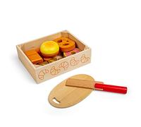 Bigjigs Toys Wooden Bread and Pastries Play Food Crate