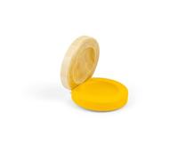 Bigjigs Toys Wooden Castanets Yellow One Pair - Children's Musical Instruments