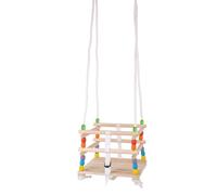 Bigjigs Toys Wooden Cradle Swing With Adjustable Rope (Up To 1.12M)