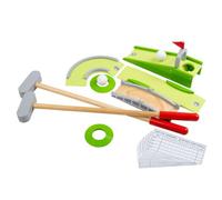 Bigjigs Toys Crazy Golf Set, Wooden Mini Golf with Obstacles & Golf Clubs