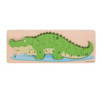 Bigjigs Toys Wooden Crocodile Number Puzzle Jigsaw Numbers Educational Learn