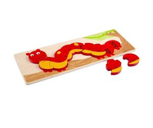 Bigjigs Toys Wooden Educational Caterpillar Number Puzzle