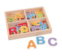 Bigjigs Toys Wooden Educational Magnetic Letters Numbers Words Alphabet