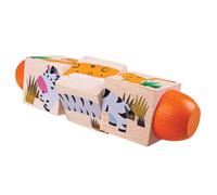 Bigjigs Toys Wooden Jungle Animal Twist Blocks, Stacking & Sorting Toy | Wooden Twist & Stack Animal Blocks, Develops Dexterity & Problem Solving for Children
