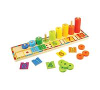 Bigjigs Toys Wooden Learn to Count Stacking Toy (US IMPORT)
