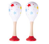 Bigjigs Toys Wooden Maraca - Children's Wood Instruments in Red Bigjigs Toys Red