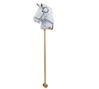 Bigjigs Toys Wooden Patterned Hobby Horse - Easy Grip Handles