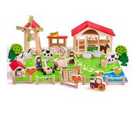 Bigjigs Toys Wooden Play Farm