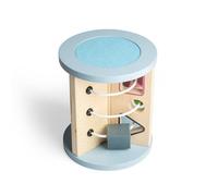 Bigjigs Toys Rolling Sensory Sorter - Wooden Activity Toy For Babies, Educational Kids Busy Centres, Made From Sustainable Wood & Silicone, Baby Toddler Montessori Toys & Gifts, Age 1 Year Old +