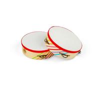 Bigjigs Toys Wooden Tambourine - Children's Musical Instrument Bigjigs Toys Multicolor