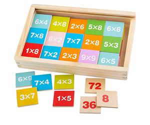 Bigjigs Toys Wooden Times Table Box - Educational Toys