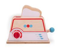 Bigjigs Toys Wooden Toaster Toy - Includes 2 Slices Of Toast