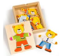 Bigjigs Toys Wooden Toys Mr Bear Bigjigs Toys Multicolor