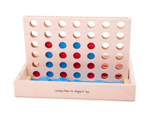 Bigjigs Toys Wooden Traditional Four in a Row Game