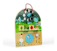 Bigjigs Toys Wooden Weather Board, Visual & Interactive Weather Chart | Sustainable Wood Weather Chart, Teaching & Learning Aid, Educational Toy, Age 2+