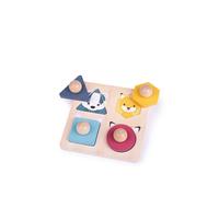 Bigjigs Toys, FSC® Certified Woodland Animal Puzzle, Wooden Toys, Wooden Puzzle, Baby Jigsaw, Jigsaw Puzzle, Baby Toys, Toddler Toys, Wooden Shapes, Wooden Baby Toys