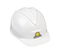 Bigjigs Toys Workforce Helmet, White Hard Hat for Kids Fancy Dress