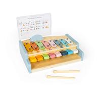 Bigjigs Toys Xylo Piano | Wooden Piano & Xylophone | 2 in 1 Musical Toy
