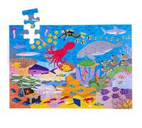 Bigjigs Wooden Toys Under the Sea Bottom Puzzle Jigsaw Children (48 Pieces)