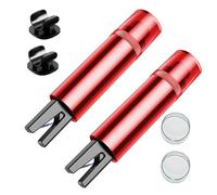 BigKing 2 x Safe Car Emergency Hammer, Car Windscreen Breaker with Seat Belt, Quick Cutter Emergency Window Breaker & Escape Safety Hammer, Car Escape Emergency Tool Suitable for All Vehicles (Red)