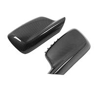 BigKing 2Pcs Wing Mirror Cover Caps, Door Mirror Cover Caps, Side Mirror Cap, Rearview Wing Mirror Cover Housing for 3 Series E46 7 Series E66, Gloss Black