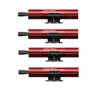 BigKing 4PCS Safe Pro X Car Emergency Hammer, Quick Cutter Emergency Window Breaker & Escape Safety Hammer, Car Windscreen Breaker with Seat Belt Suitable for All Vehicles (4xRed)