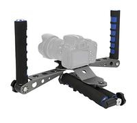 BigKing Aluminium Alloy Foldable DSLR Camera Shoulder Rig, Single Handle Stabilizer, Multi-function, Easy Carrying, 1/4 Inch Screw, Camera, Camcorder, All Kinds Video Recording Equipment Compatible