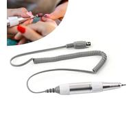 BigKing Electric Nail Drill Handpiece, Professional Nail Mill, Electric Nail Art Drill Pen, Portable Electric Nail File for Pedicure, Grinder, Nail (12V)