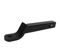 BigKing Hitch Ball Mount 2 Inch, Trailer Hitch Ball Mount 430mm Long Forged Steel 6000 Lbs High Strength Extension Hitch Ball Mount for 2in Receiver