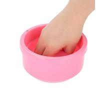 BigKing Manicure Diving Bowl, Nail Art PVC Hand Wash Bowl, Top and Bottom Covers Can Be Separated, Groove Design