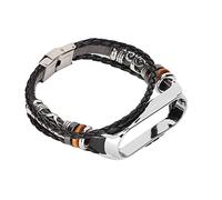 BigKing Smartwatch Strap, Watch Band with Frame, Compatible with Xiaomi Mi Band 6 Bracelets, Ethnic Style Retro Watch Band Wristbands